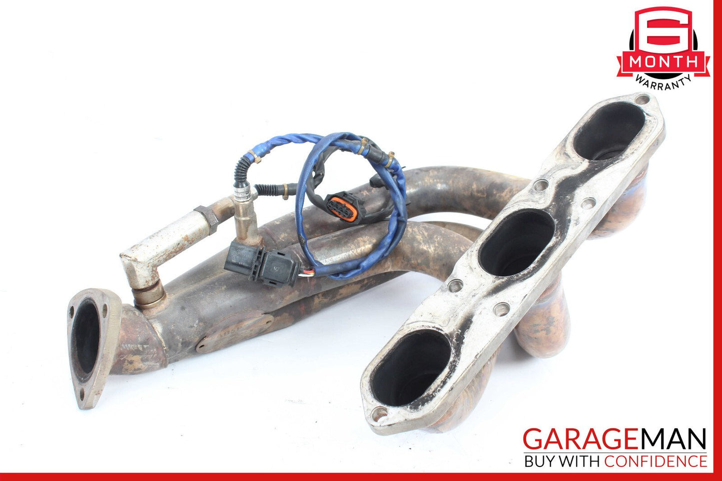 05-06 Porsche Boxster 987 3.2L Left Side Exhaust Manifold Header Pipe OEM
