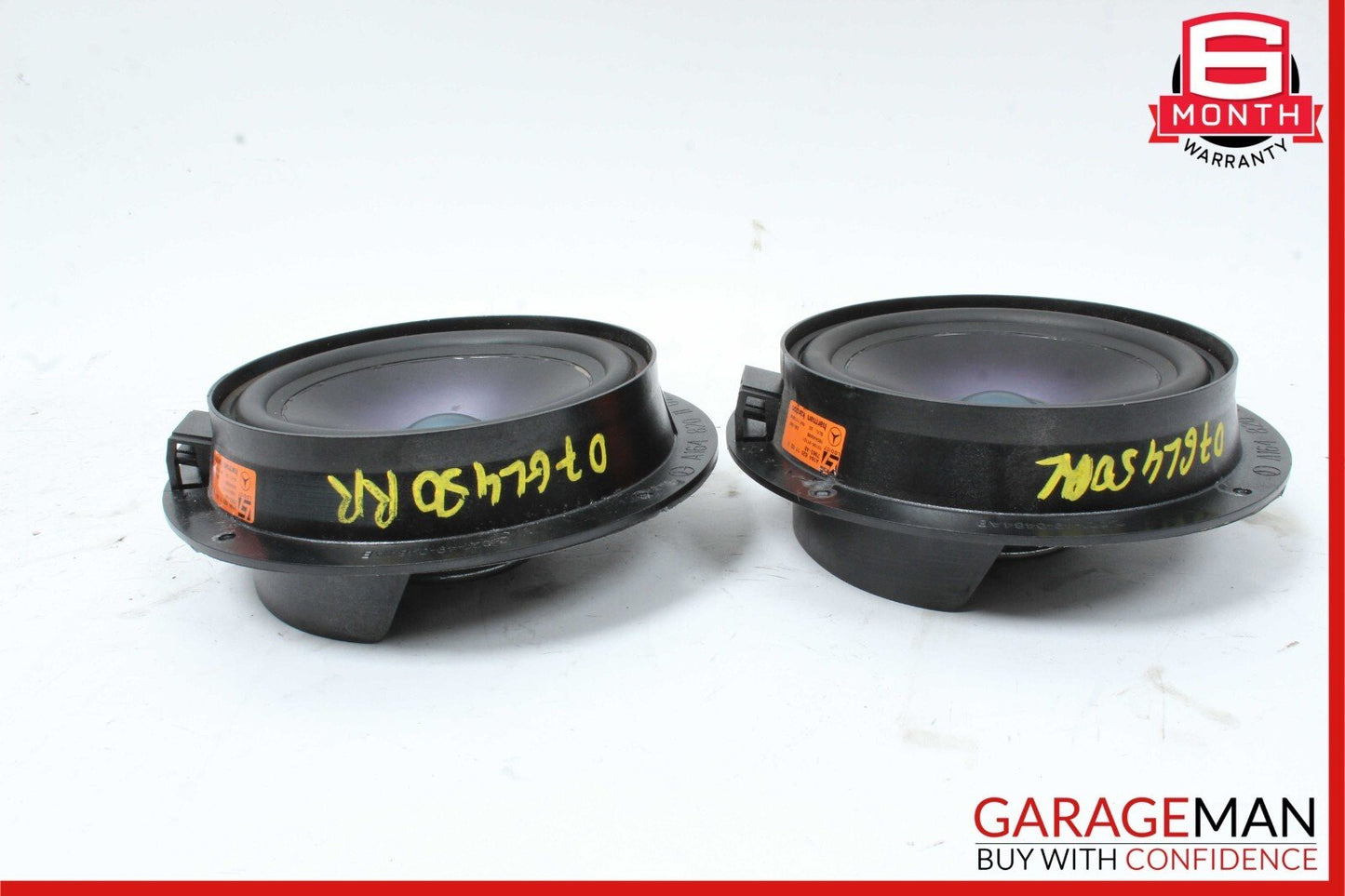 07-12 Mercedes W164 ML350 GL450 R350 Rear Left & Right Door Sound Speakers Set