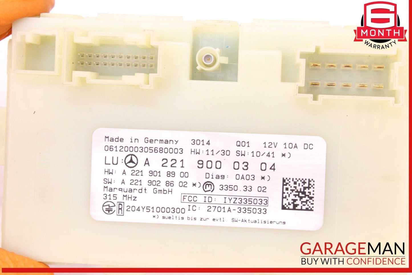 10-14 Mercedes W221 S550 S400 CL550 Keyless Go Entry Control Module Unit OEM