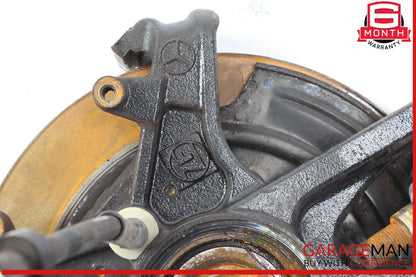 98-05 Mercedes W163 ML350 Rear Left Side Spindle Knuckle Hub w/ Rotor Disc OEM