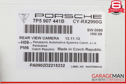 11-16 Porsche Cayenne 958 Hybrid S Rear View Backup Camera Control Module OEM