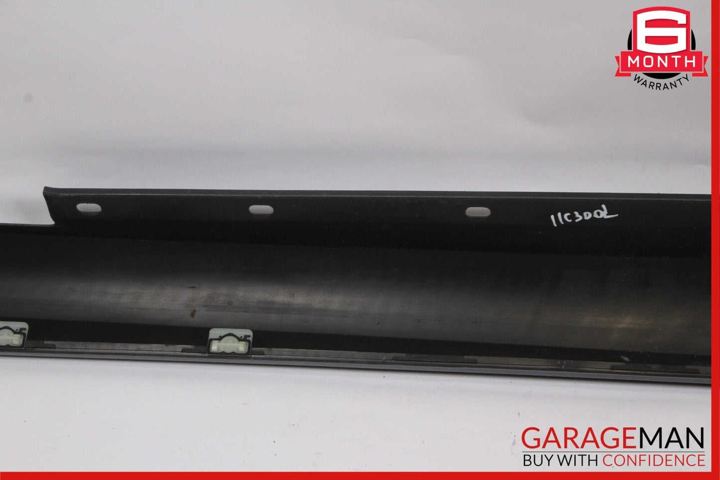 08-14 Mercedes W204 C300 Left Rocker Panel Side Skirt Molding Cover Gray