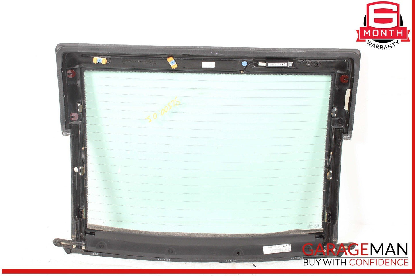 03-12 Mercedes R230 SL500 SL550 Rear Back Windshield Window Glass Panel Clear