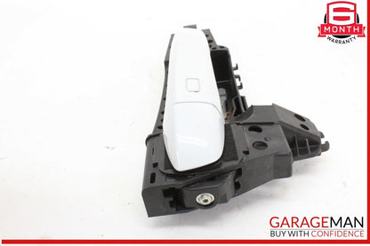 17-24 Audi Q7 Right Passenger Side Exterior Door Handle White 4M0837886A OEM