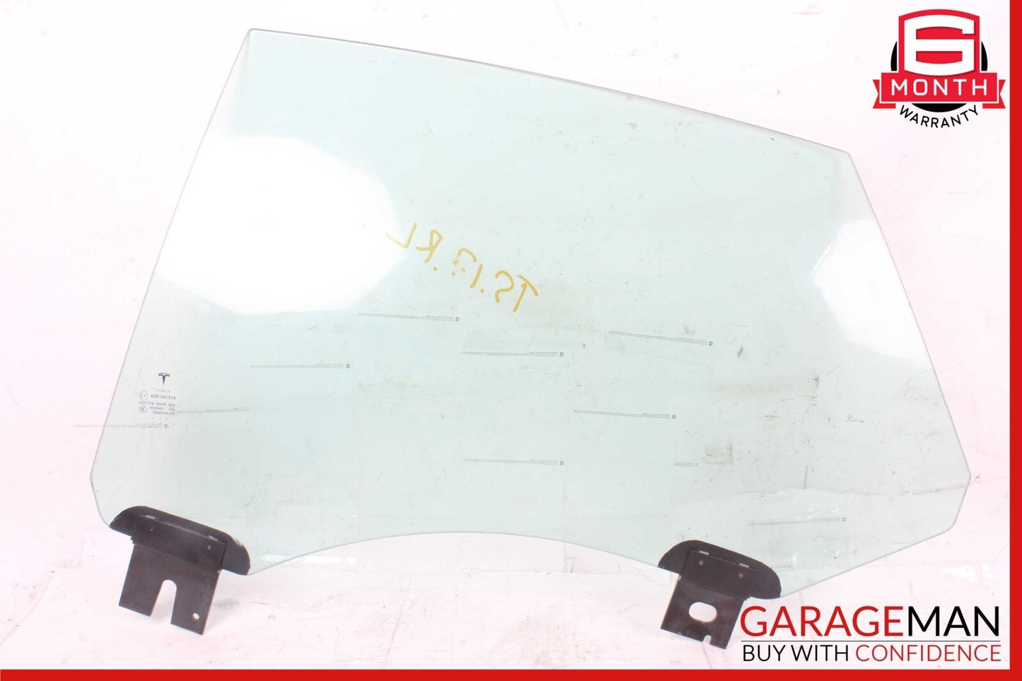 12-20 Tesla Model S Rear Left Driver Side Door Window Glass 43R-001074 OEM