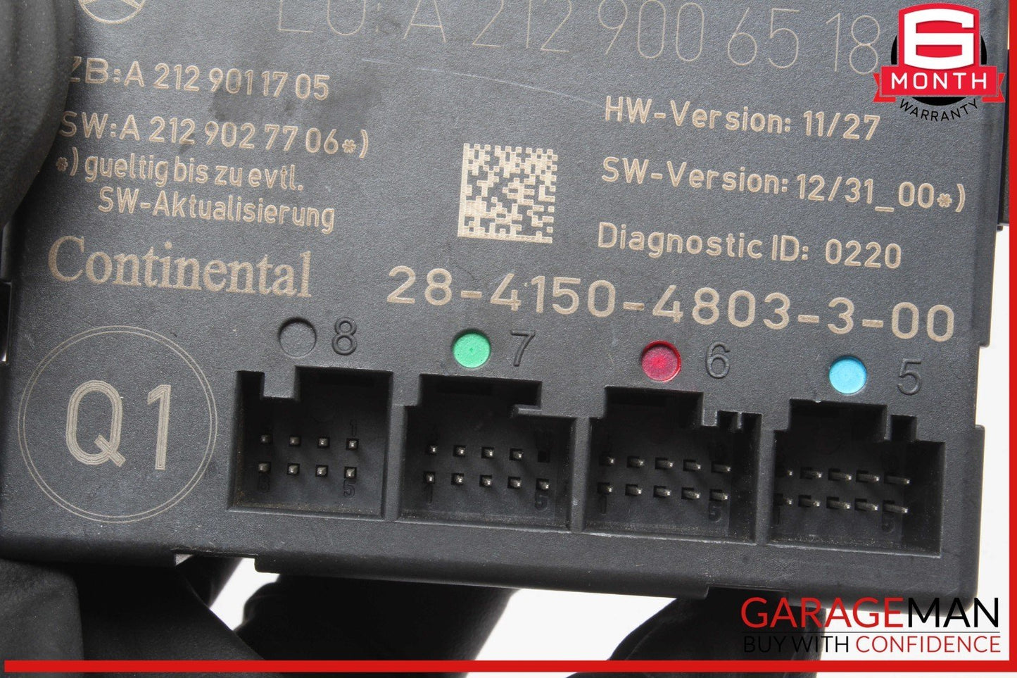 08-18 Mercedes W212 E350 CLS550 Front Right Side Door Control Module OEM