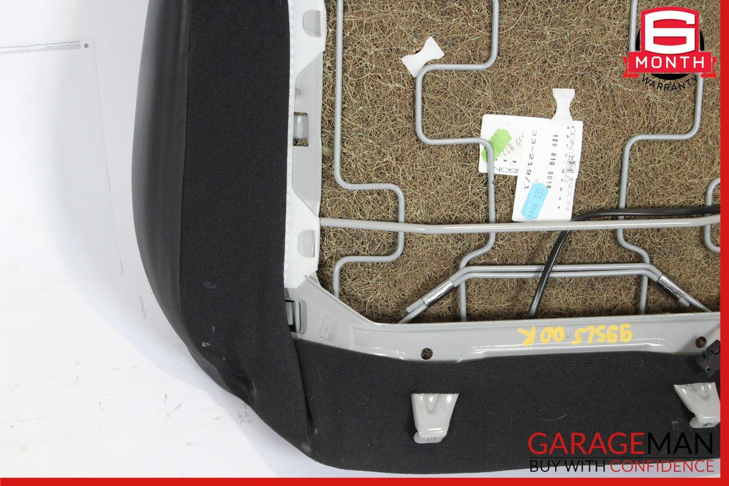 96-02 Mercedes R129 SL500 Front Right Side Top Upper Seat Cushion Black