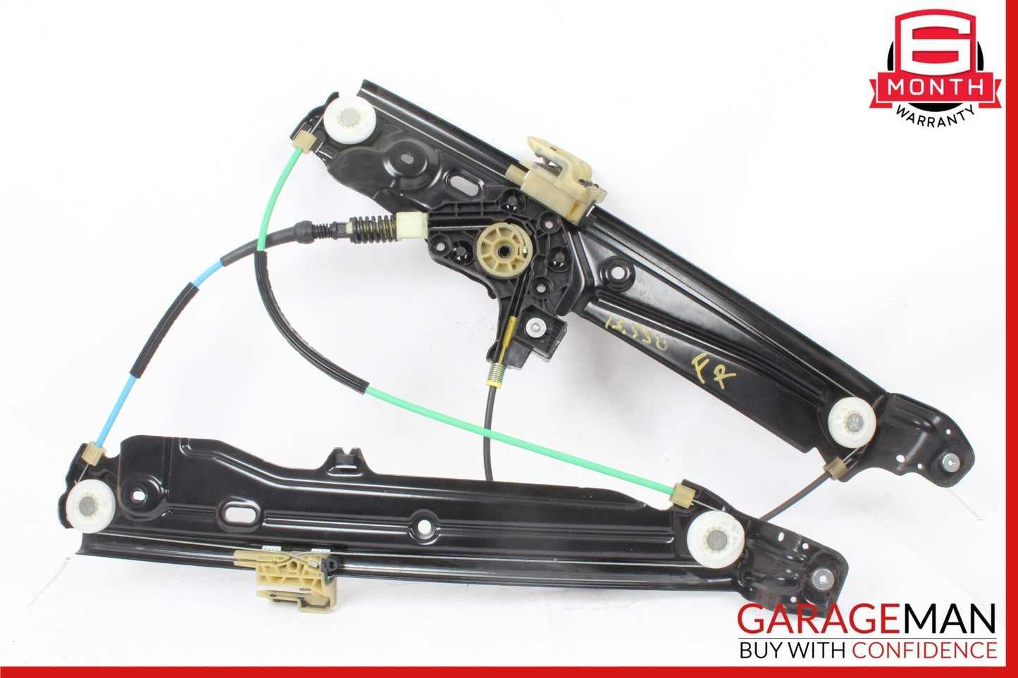 11-16 BMW 528i 535i 550i Front Right Window Regulator w/o Motor 7182132