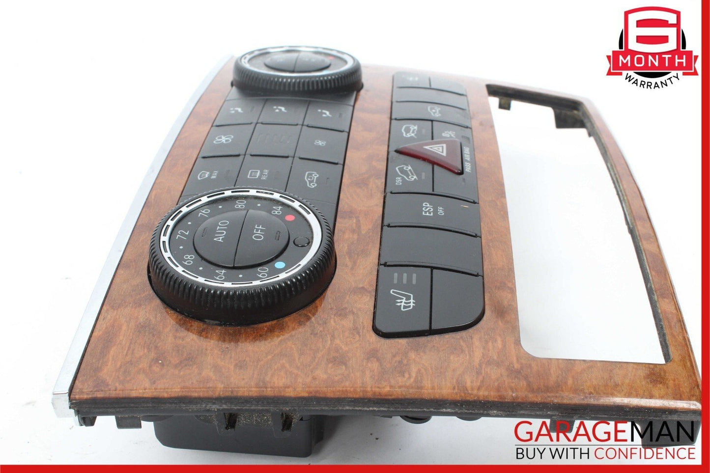 07-12 Mercedes X164 GL450 GL550 A/C AC Heater Climate Control Switch Trim Panel