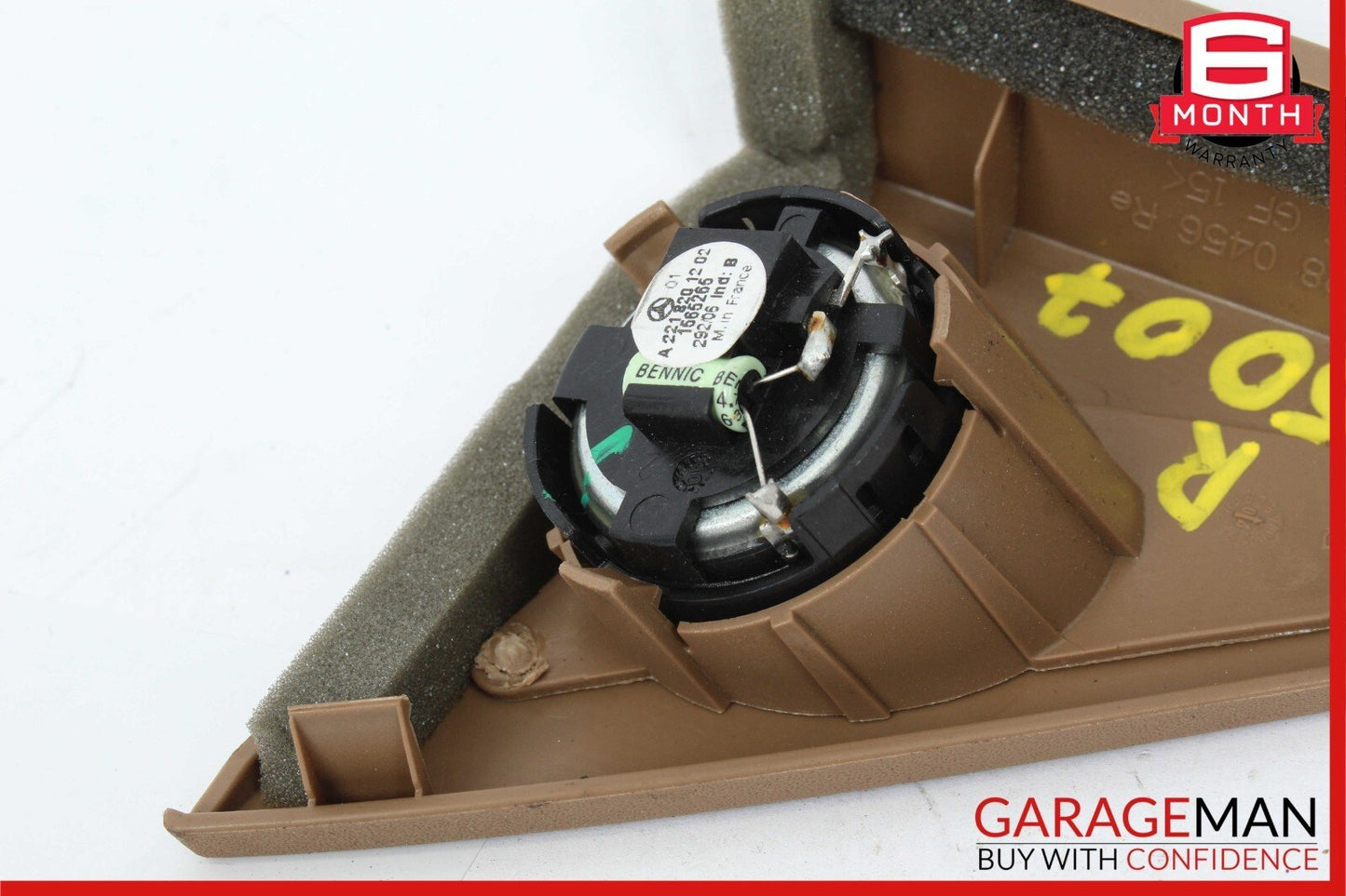 07-13 Mercedes W221 S550 S400 Front Right Side Tweeter Speaker Cover Trim OEM