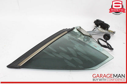 97-04 Mercedes R170 SLK230 Rear Right Side Quarter Window Glass w/ Motor OEM