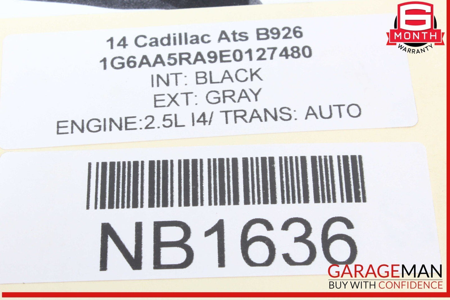 13-18 Cadillac ATS Rear Left Driver Side Window Regulator Motor OEM
