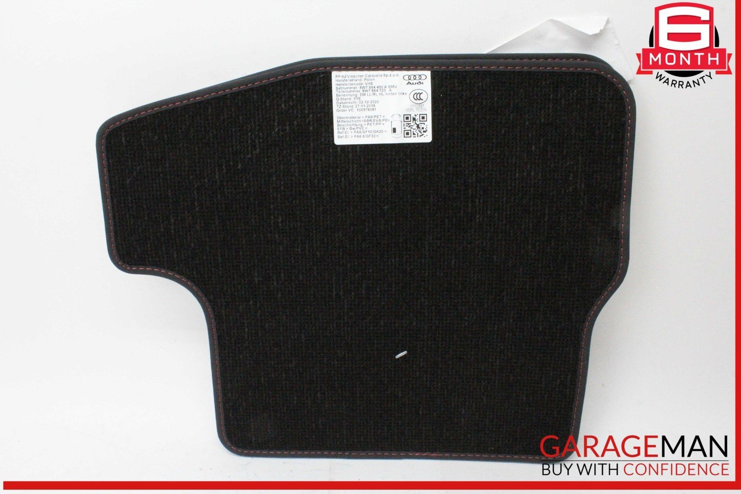 18-24 Audi S5 A5 Front and Rear Floor Carpet Mat Set 8W7864450A OEM