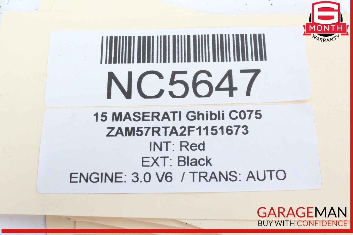 14-17 Maserati Ghibli Rear Right / Left Side Upper Control Arm OEM