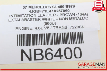 06-13 Mercedes X164 GL450 R350 TPMS Tire Pressure Control 1645403762 OEM
