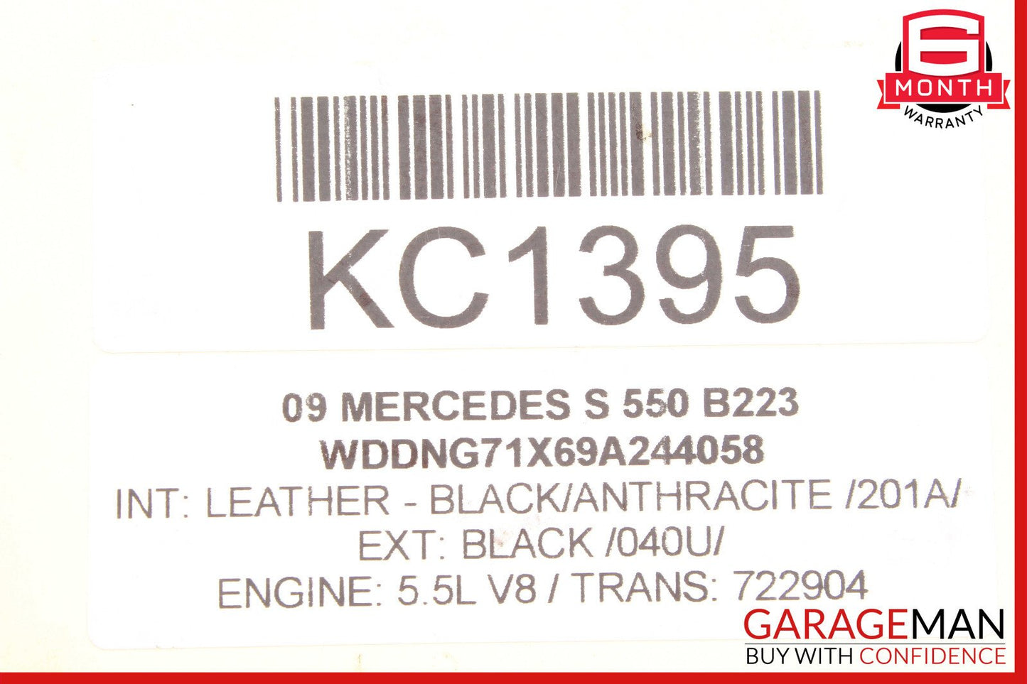 07-09 Mercedes W221 S550 CL600 Bluetooth Communication Module OEM