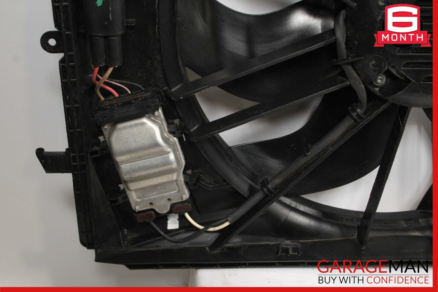 08-18 Mercedes C250 E250 SLK350 Engine Radiator Cooling Fan Motor Shroud Assy