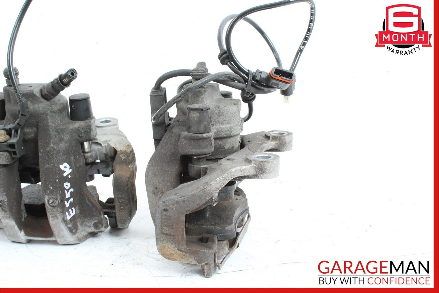 10-18 Mercedes W212 E550 CLS350 Rear Left & Right Brake Caliper Calipers Set OEM