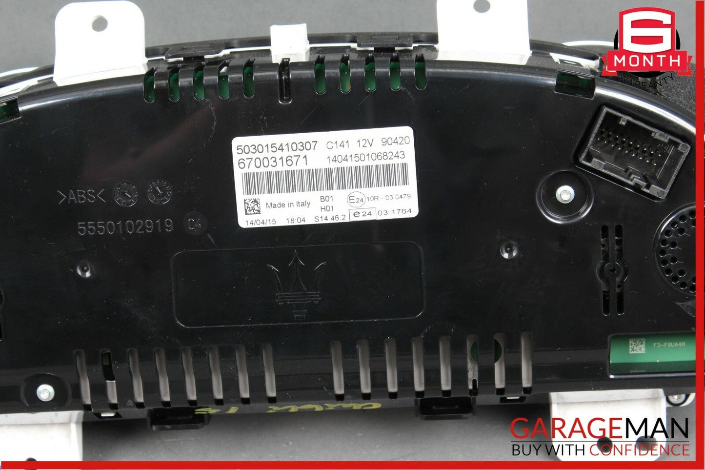 14-17 Maserati Ghibli S Speedometer Odometer Instrument Cluster Gauge OEM