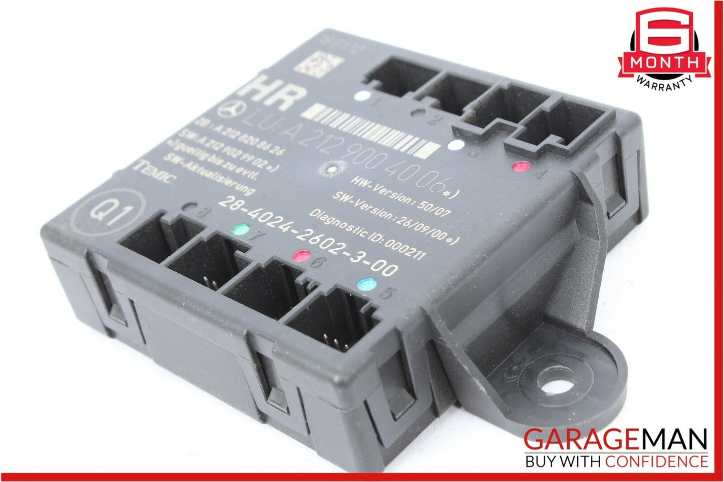 08-14 Mercedes W204 C300 Rear Right Passenger Side Door Control Module Unit OEM