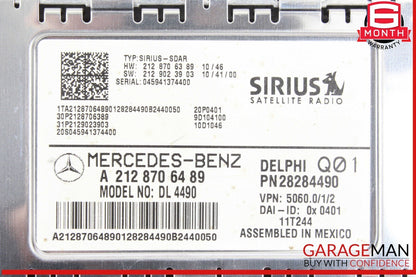 08-12 Mercedes W204 C250 E350 Sirius Satellite Radio Receiver Module OEM