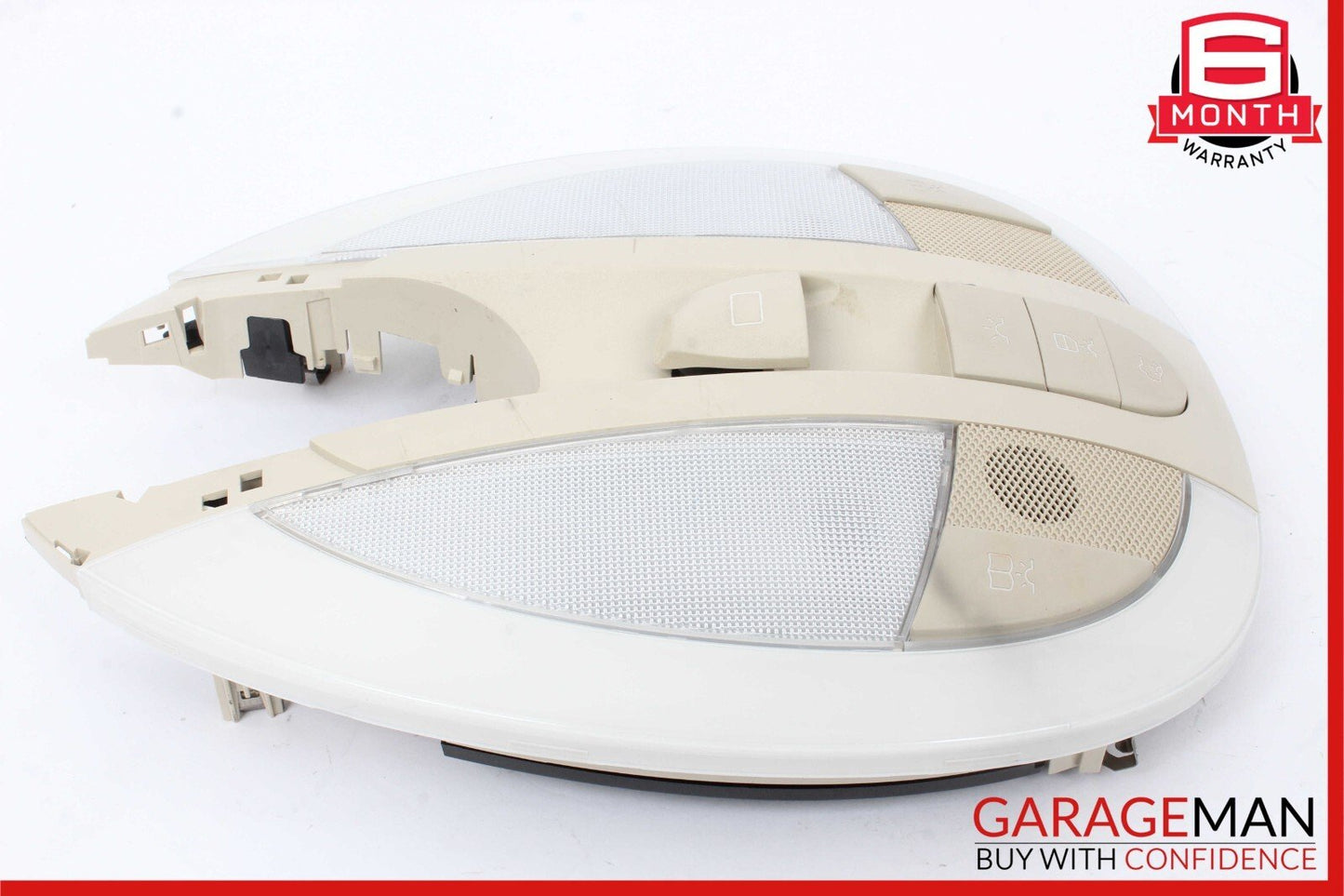 06-11 Mercedes W219 CLS500 Front Overhead Dome Light Sunroof Switch Beige OEM