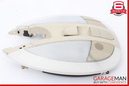 06-11 Mercedes W219 CLS500 Front Overhead Dome Light Sunroof Switch Beige OEM