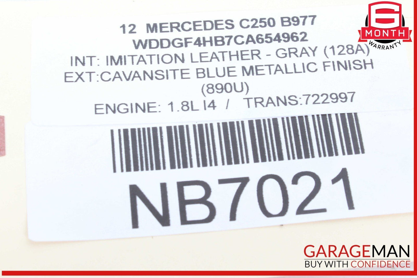 08-14 Mercedes W204 C250 C300 Front Left Side Curved Wishbone Control Arm OEM