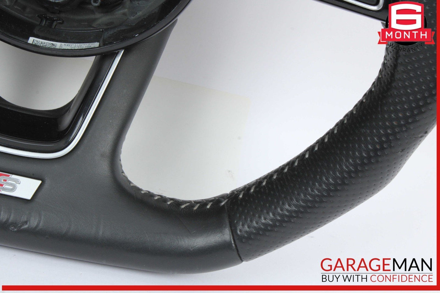 17-20 Audi S5 S4 Front Left Side Steering Wheel w/ Paddle Shifters Black OEM