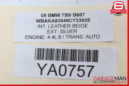 09-19 BMW 750i 650i 550i 740i Right or Left Rear Upper Control Arm OEM