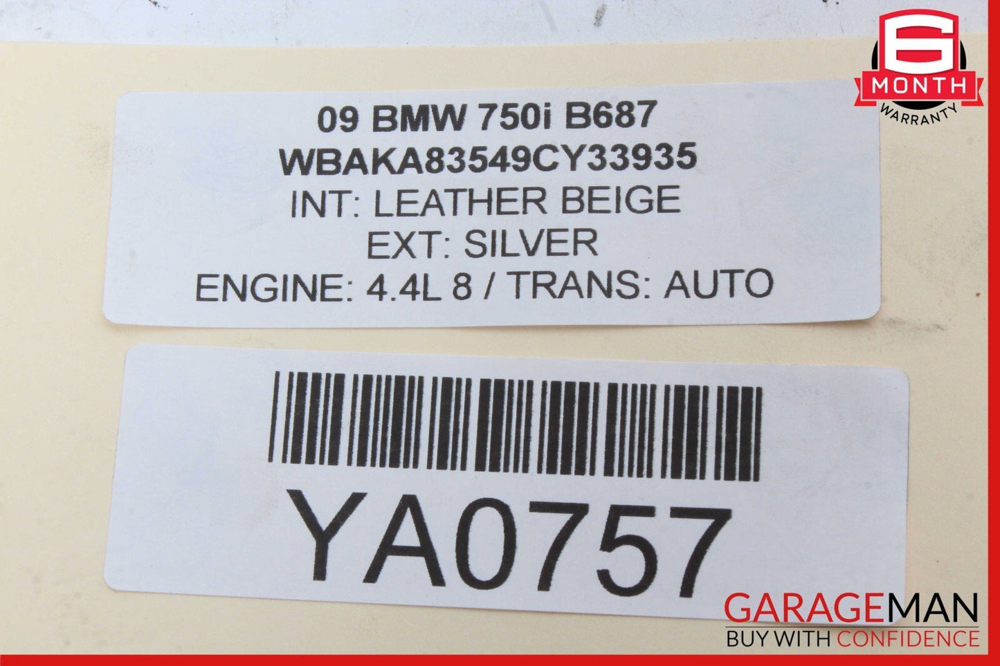 09-19 BMW 750i 650i 550i 740i Right or Left Rear Upper Control Arm OEM