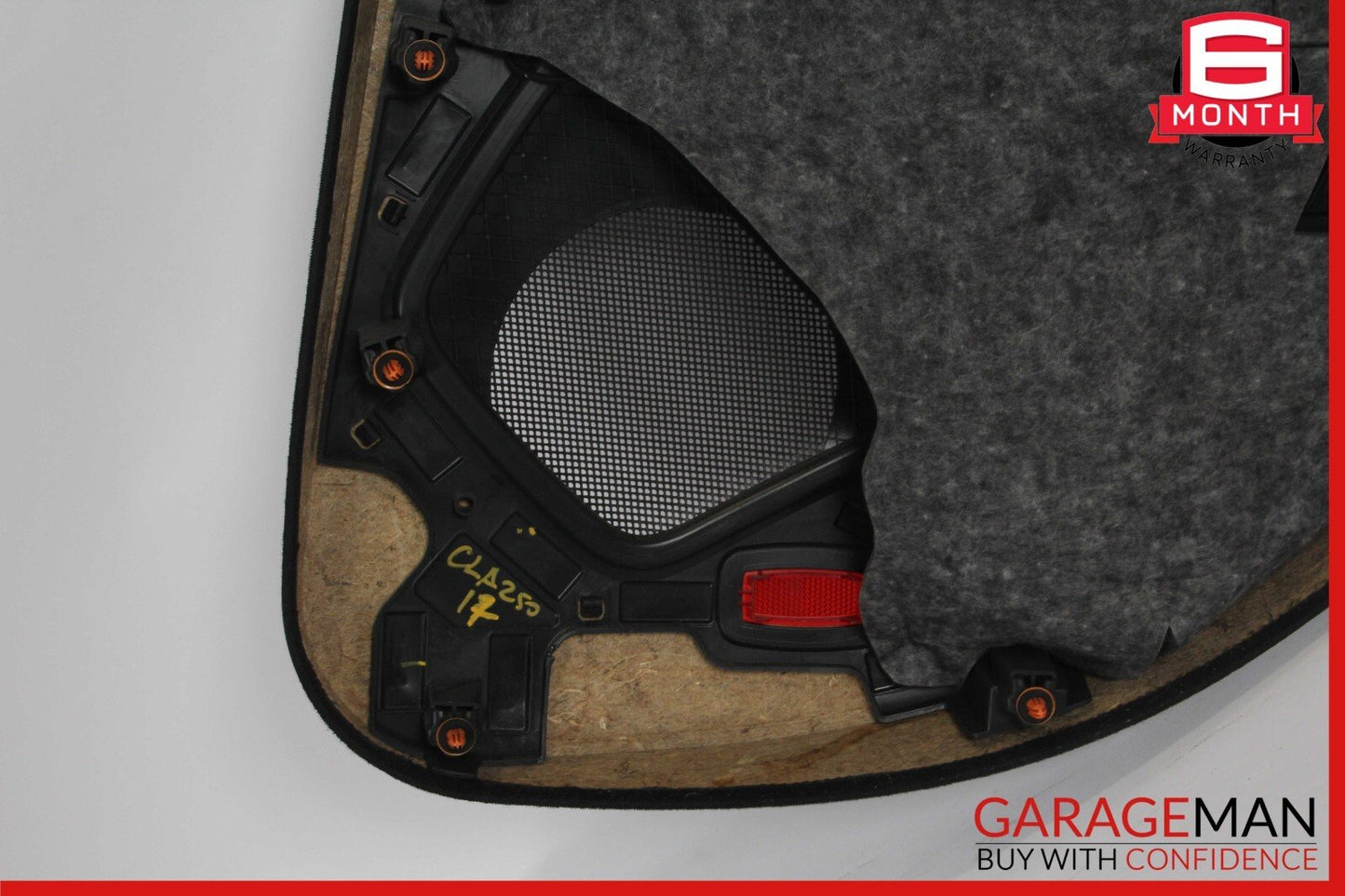 14-19 Mercedes W117 CLA250 CLA180 Rear Left Interior Door Panel Assy Black OEM