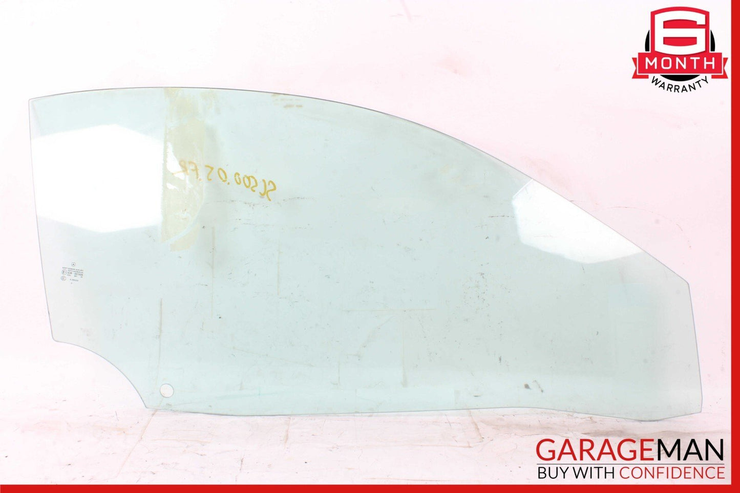 03-12 Mercedes R230 SL500 SL55 AMG Front Right Side Door Window Glass Clear OEM