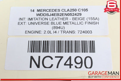 14-19 Mercedes W117 CLA250 Front Right or Left Dash AC A/C Air Vent Trim Grill