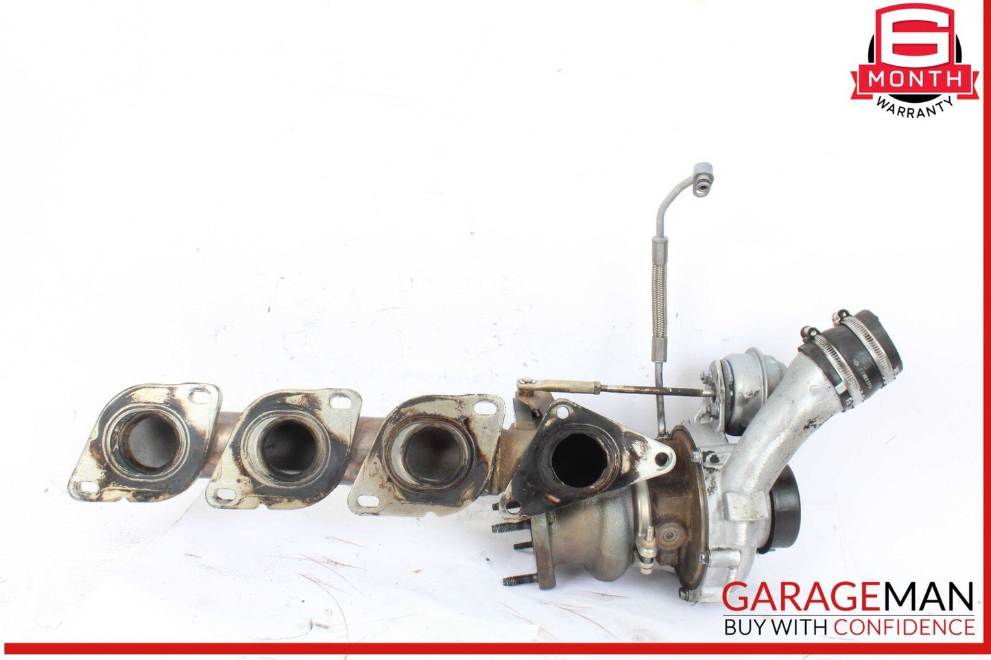 11-16 Mercedes X166 GL450 S550 Left Turbocharger Turbo Charger Manifold OEM