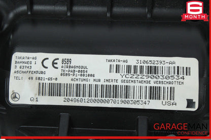 08-15 Mercedes X204 GLK350 Front Right Passenger Side Dash Airbag Air Bag OEM