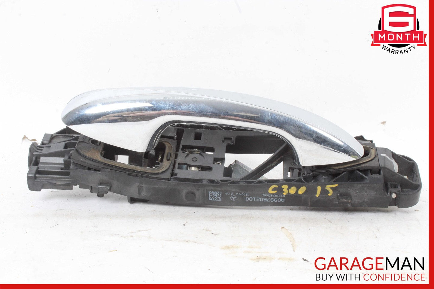 15-20 Mercedes W205 C350e Rear Left Side Exterior Door Handle Keyless Go OEM