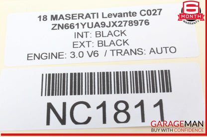 14-20 Maserati Levante Front Right Passenger Side Seat Control Switch Module OEM