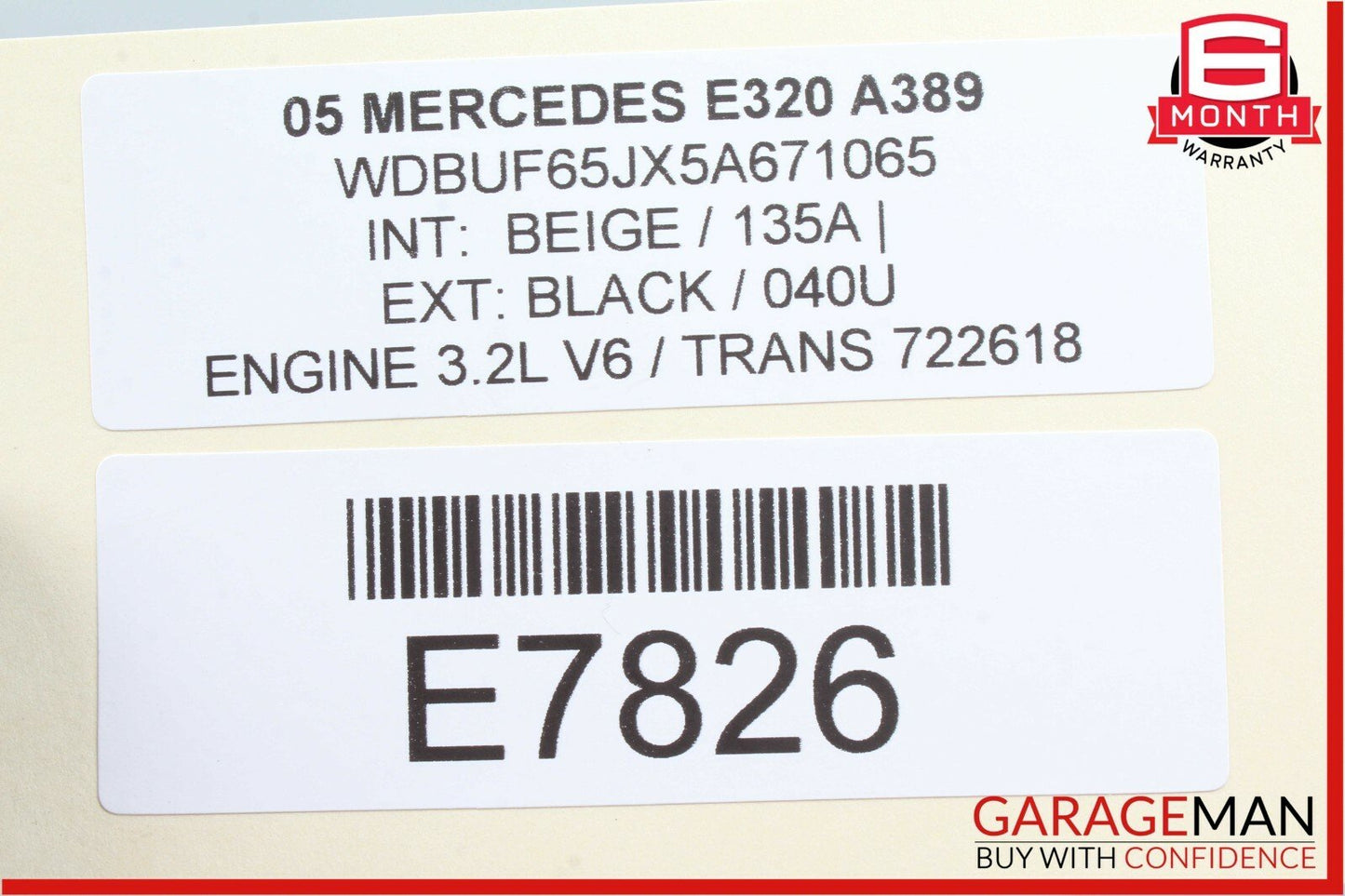 03-09 Mercedes W211 E550 E320 CLS550 Hazard Light Door Lock Control Switch Wood