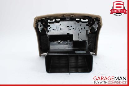 07-14 Mercedes W216 CL550 Rear Center Console AC A/C Air Vent Trim Assy Brown