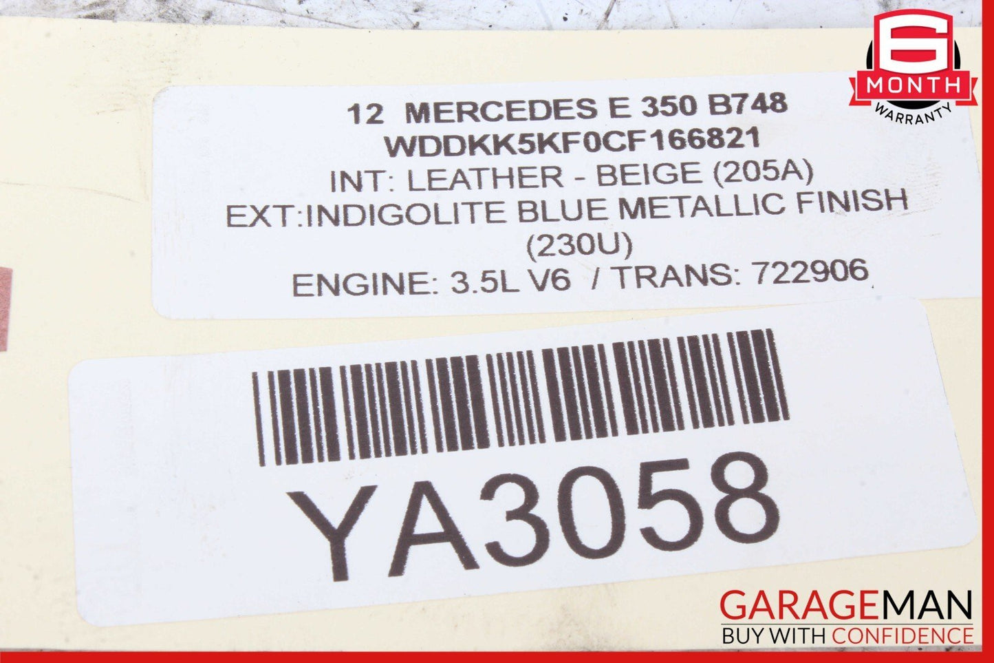 08-14 Mercedes W207 E350 C300 C350 Front Right RWD Suspension Upper Control Arm