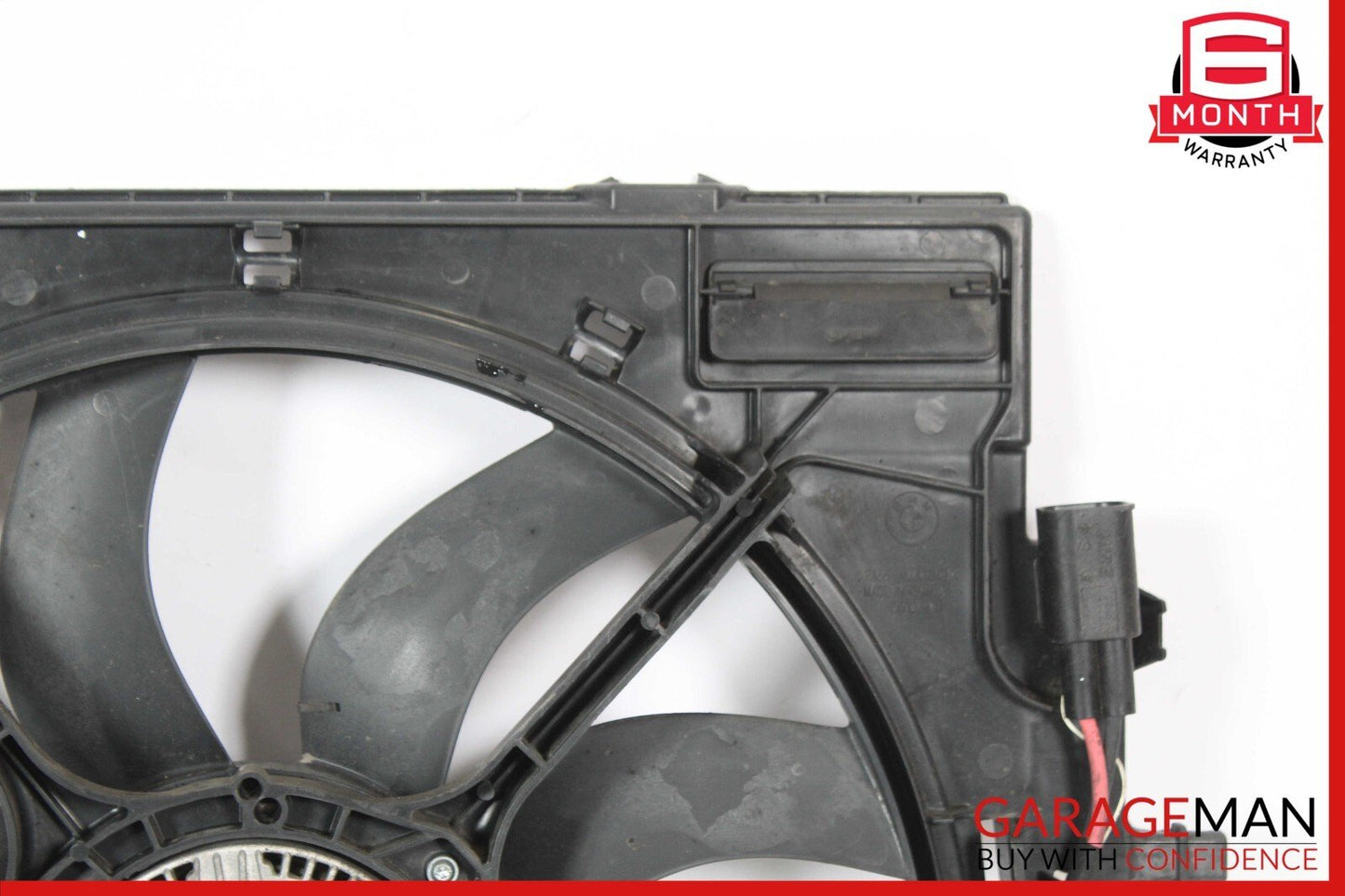 08-13 BMW X5 E70 X6 E71 Electric Radiator Cooling Fan w/ Housing Shroud OEM