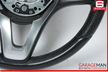 17-19 Mercedes W213 E300 Sport Steering Wheel Black 0004607103 OEM
