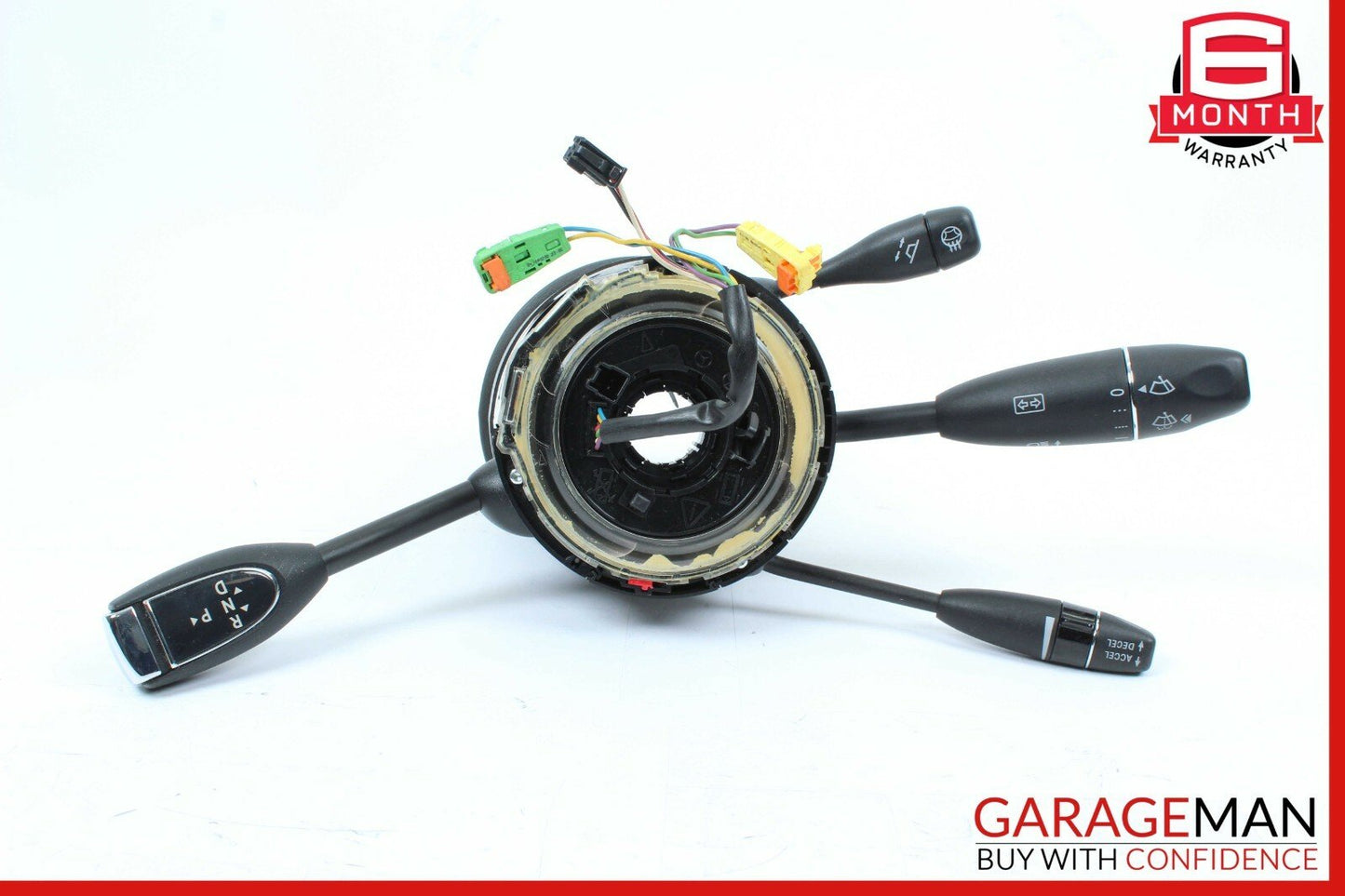 00-06 Mercedes W220 S600 Steering Column Control Switches Assembly Black OEM