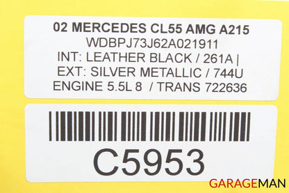 00-02 Mercedes W215 CL500 CL600 CL55 AMG Tow Alarm Module Unit 2158201326 Q06