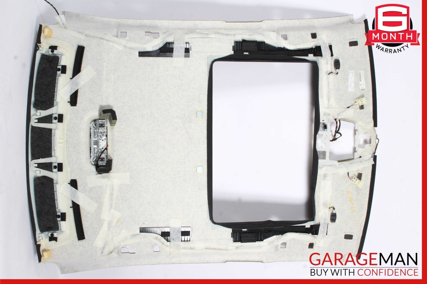 10-16 Mercedes W212 E350 Front Top Upper Upper Roof Headliner Liner Trim Cover