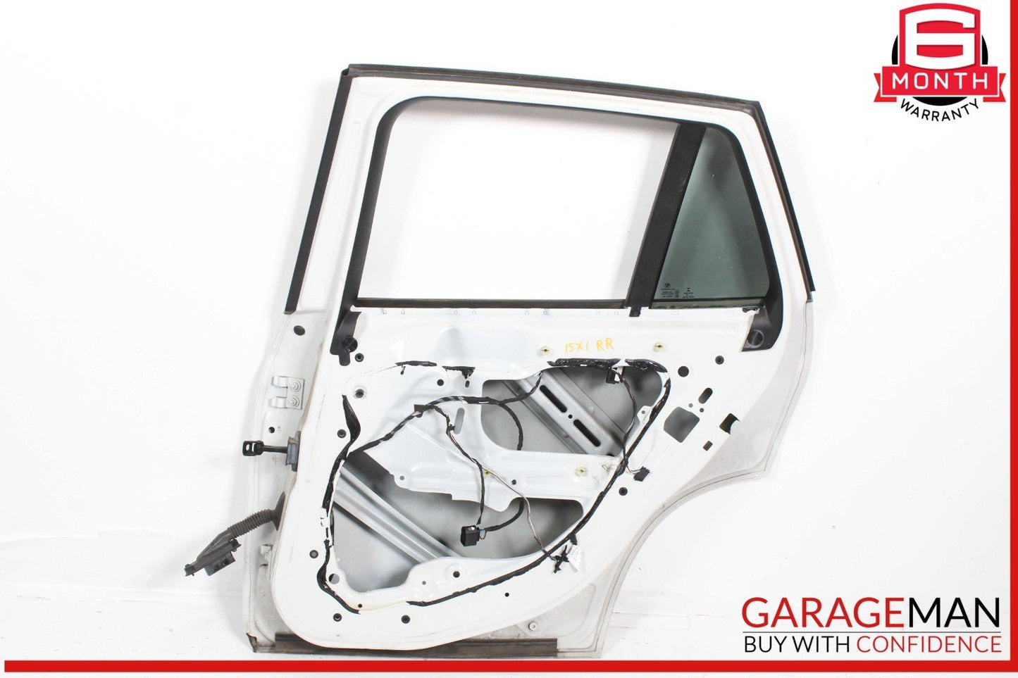 12-15 BMW X1 Rear Right Passenger Side Door Shell White OEM