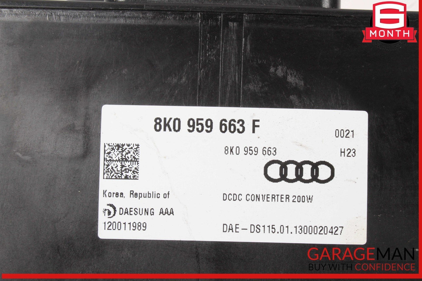 12-18 Audi A6 A7 Voltage Stabilizer Control Module Unit 8K0959663F OEM