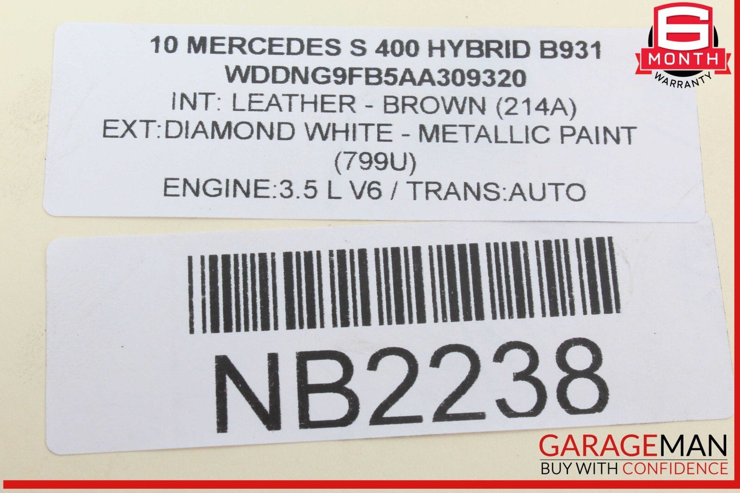 07-13 Mercedes W221 S400 Hybrid Rear Left / Right Camber Strut Upper Control Arm