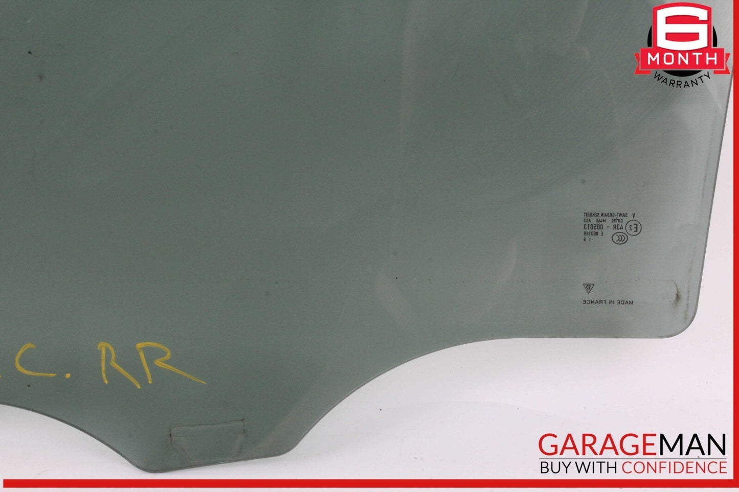 11-18 Porsche Cayenne S 958 Rear Right Passenger Side Door Window Glass OEM